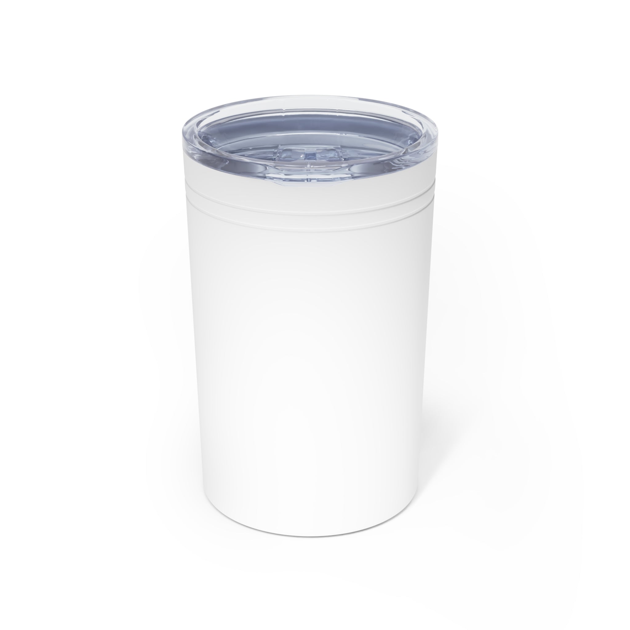 11oz Vacuum Insulated Tumbler — Sleek Travel Cup with Gold Logo