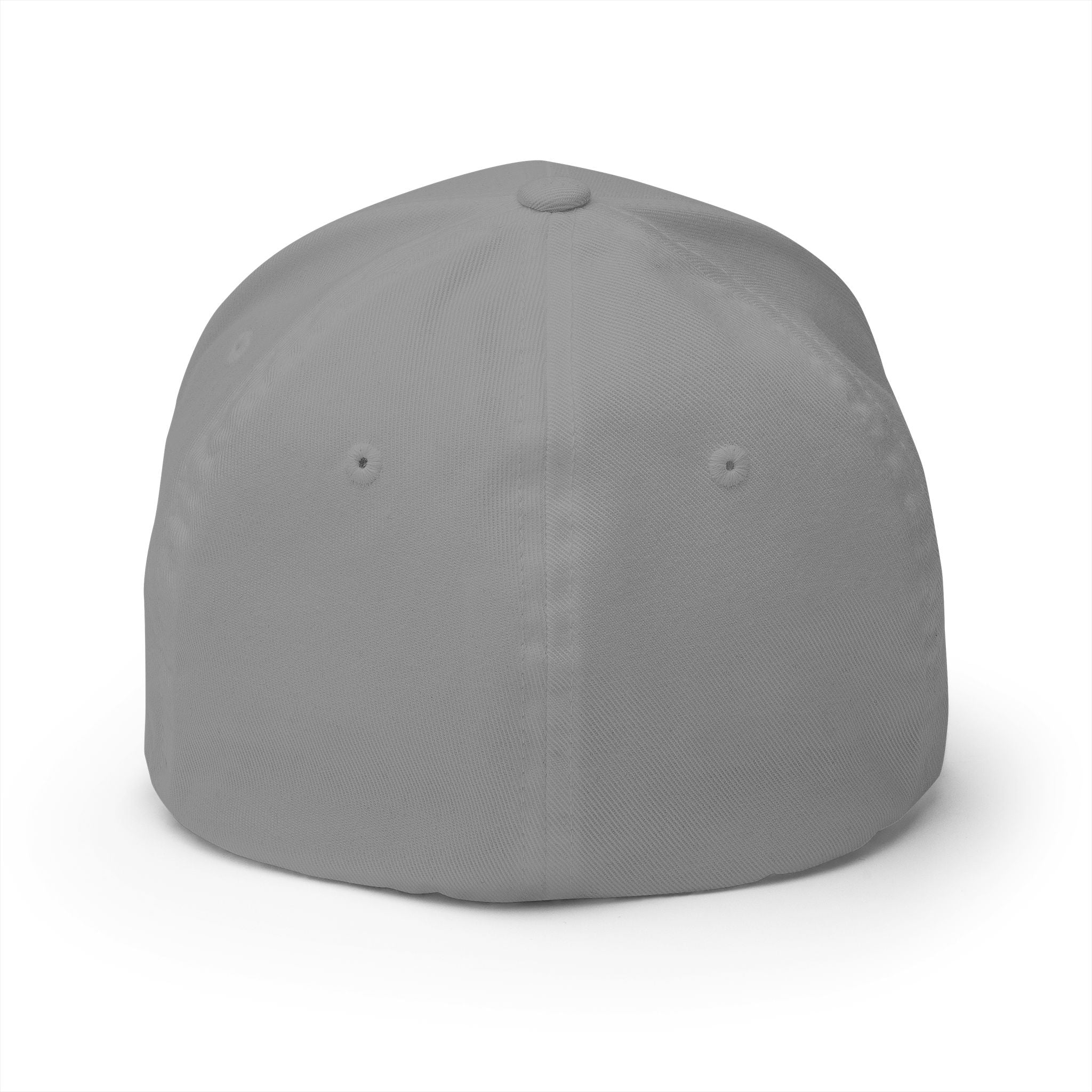 Embroidered 'No Perfect' White Structured Cap